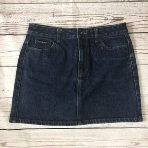 -DKNY Jeans- Denim Dark Wash Pencil Mini Skirt